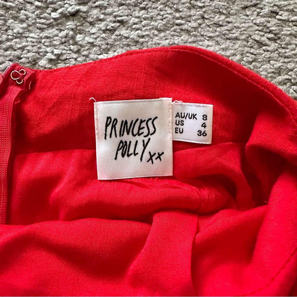Princess Polly Red Mini Dress - Picture 2 of 6